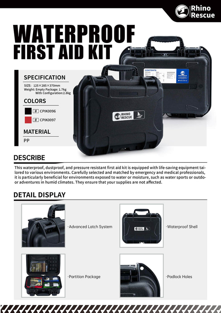 Guard Waterproof First Aid Kit- TriPeakMedic