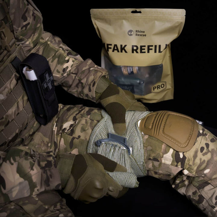 Tactical Trauma Kit(C) -Refill IFAK With Tactical Tourniquet - TriPeakMedic