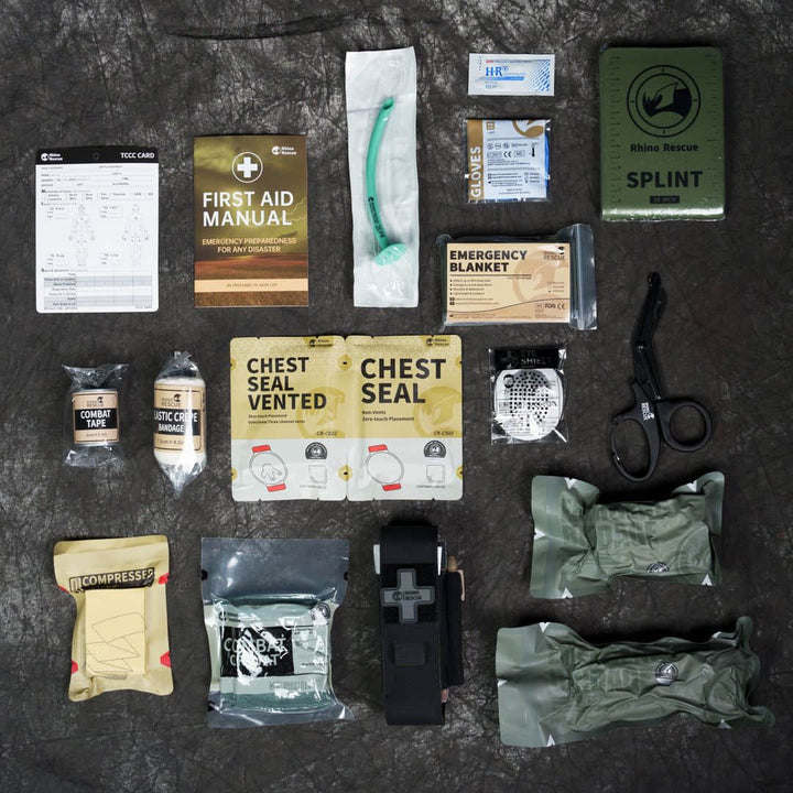 Tactical Trauma Kit(C) -Refill IFAK With Tactical Tourniquet - TriPeakMedic