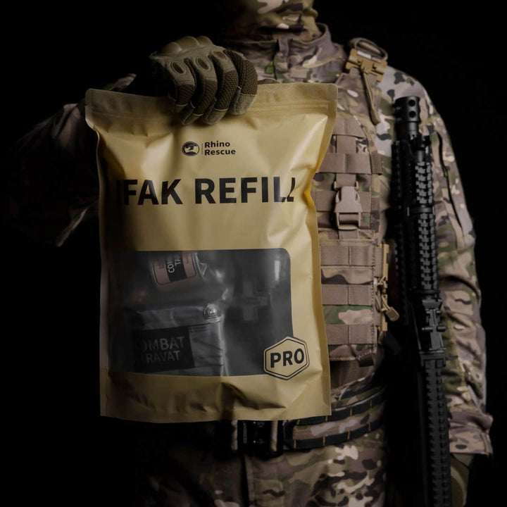 Tactical Trauma Kit(C) -Refill IFAK With Tactical Tourniquet - TriPeakMedic