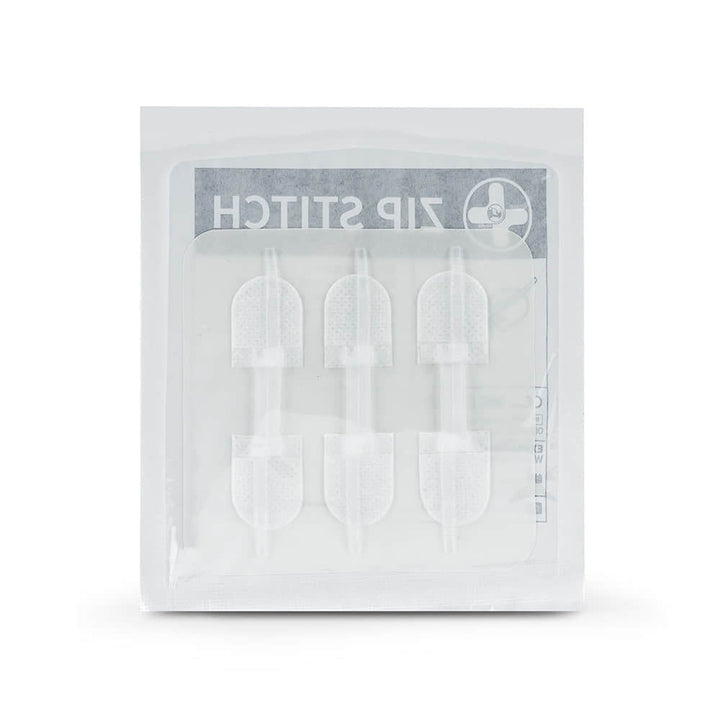 Stitch-Free Zip Closure Strips - Pack of 6 - TriPeakMedic