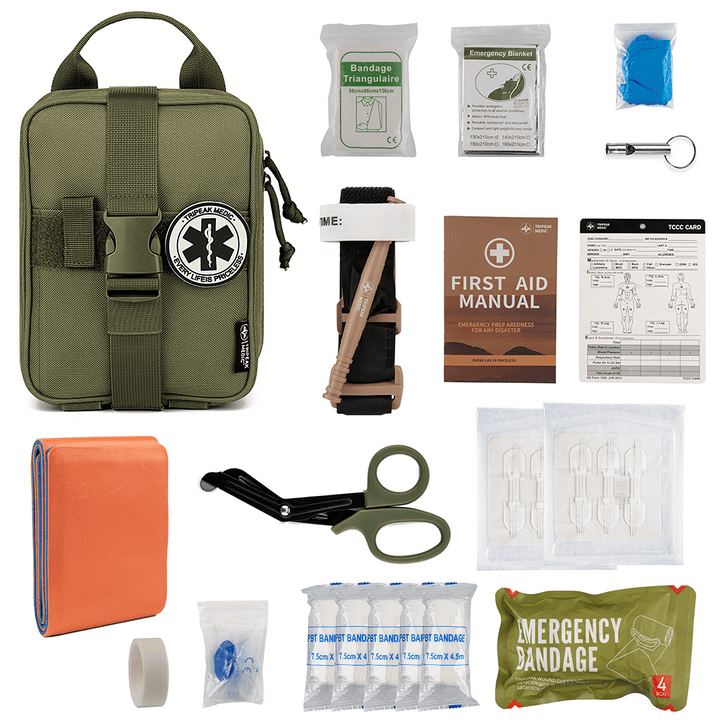 Tactical IFAK First Aid Survival Kit - TriPeakMedic