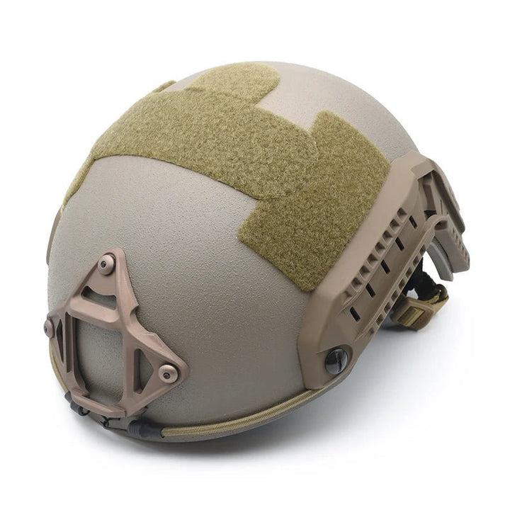 Elite Tactical Helmet DE - High Cut Airsoft Edition - TriPeakMedic