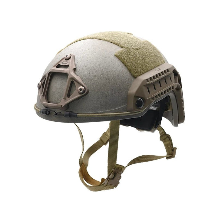 Elite Tactical Helmet DE - High Cut Airsoft Edition - TriPeakMedic