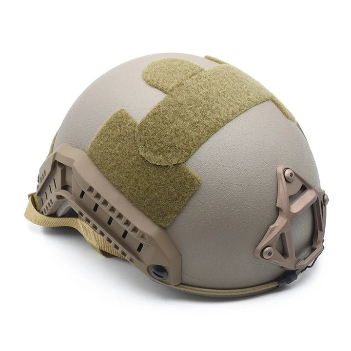 Elite Tactical Helmet DE - High Cut Airsoft Edition - TriPeakMedic