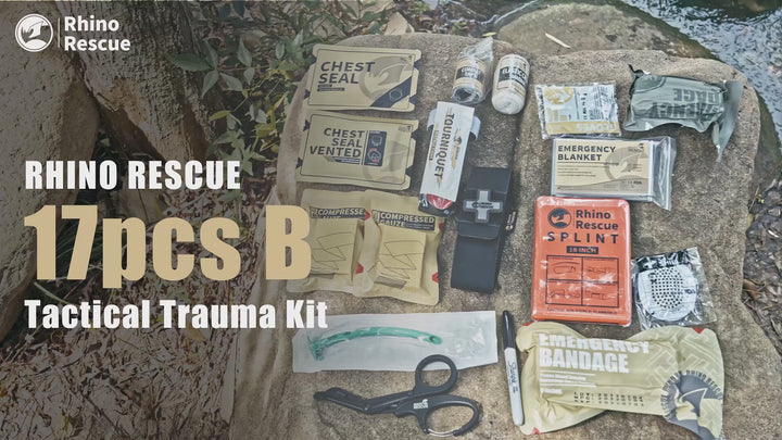 17pcs tactical trauma kit video