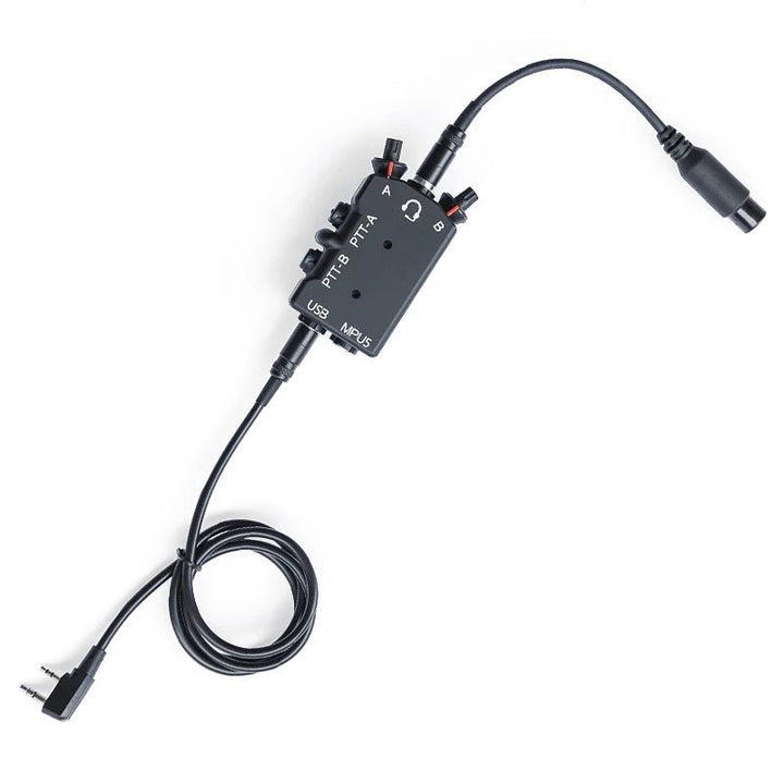 Tactical Dual PTT Radio Adapter - TriPeakMedic