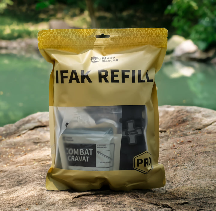 Tactical Trauma Kit(B) -Refill IFAK With Metal Tourniquet - TriPeakMedic