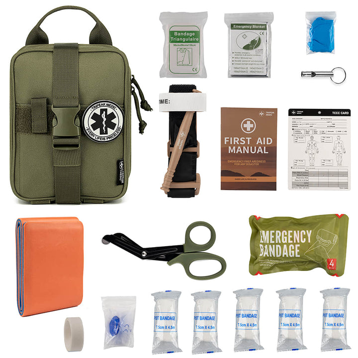 Tactical IFAK First Aid Survival Kit - TriPeakMedic