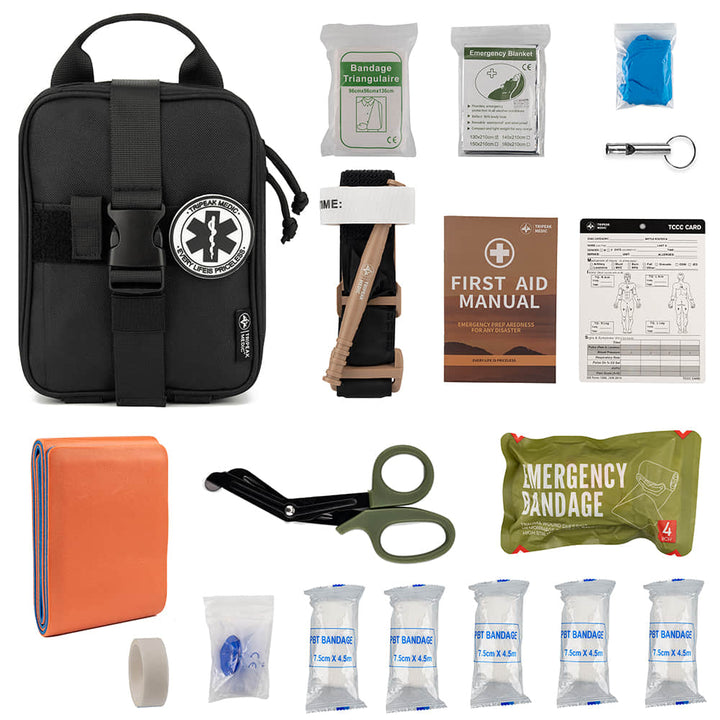 Tactical IFAK First Aid Survival Kit - TriPeakMedic